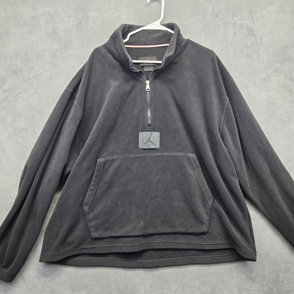 Jordan Black Half-Zip Fleece Size XXL